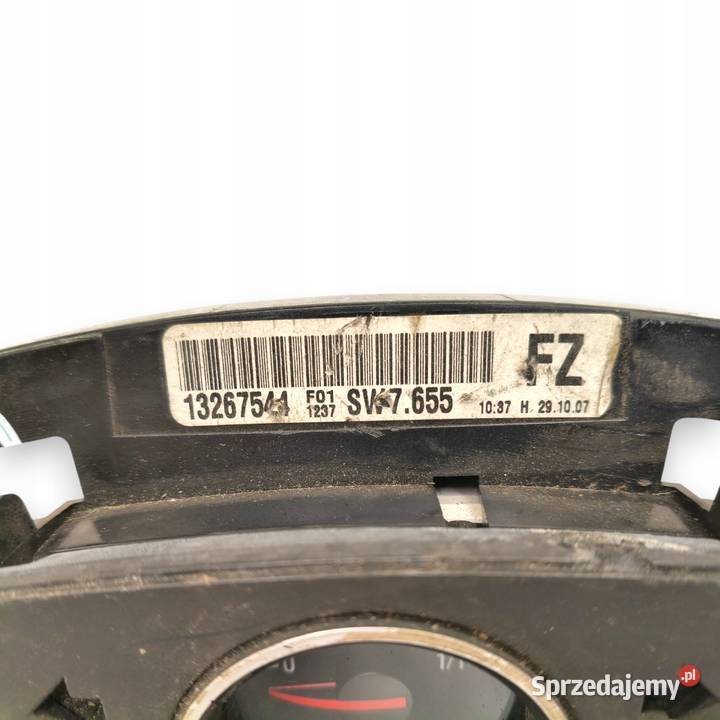 LICZNIK ZEGARY 13267544 FZ Opel Astra H Zafira B Chełm