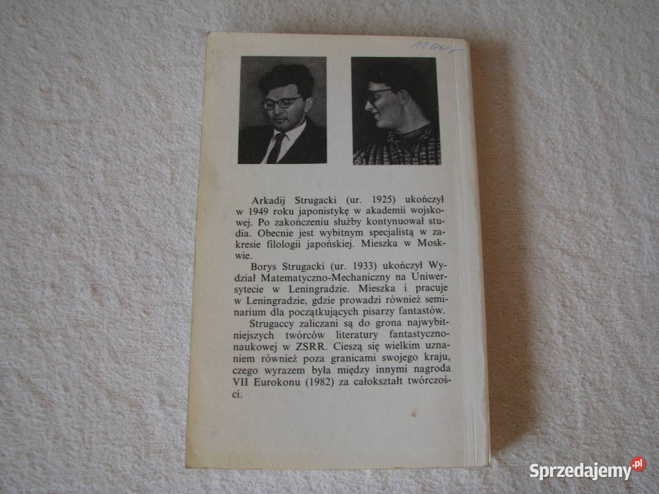 Poniedziałek zaczyna się w sobotę Arkadij Borys