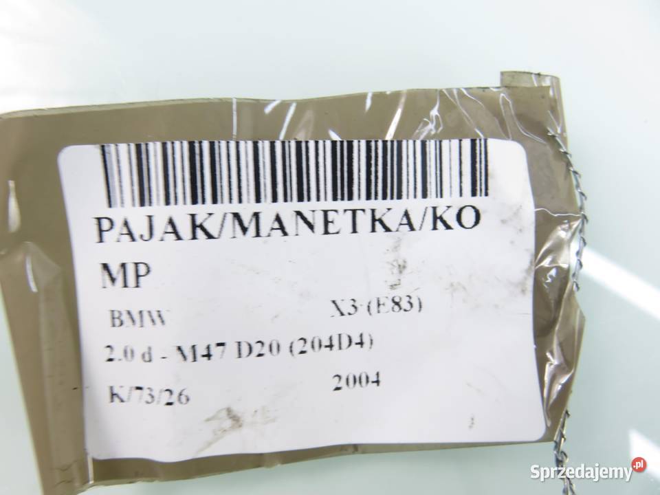 PRZEŁĄCZNIK ZESPOLONY BMW X3 E83 83764439 Panele sterowania, przełączniki małopolskie