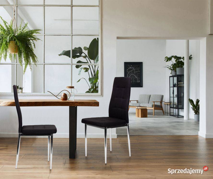 Zestaw 4 krzeseł do salonu jadalni proste Bielsk Podlaski sprzedam