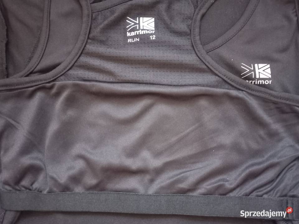 Koszulka czarna Damska bieganie r L12 Karrimor sprzedam