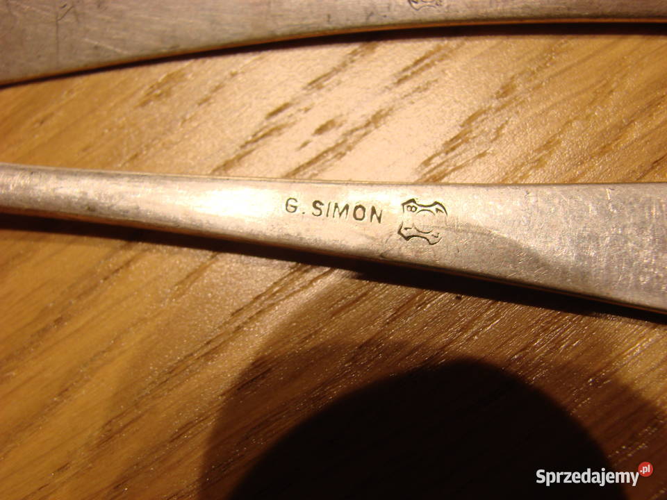 GSIMON stary widelec sygnowany 1847 Pruszcz Gdański