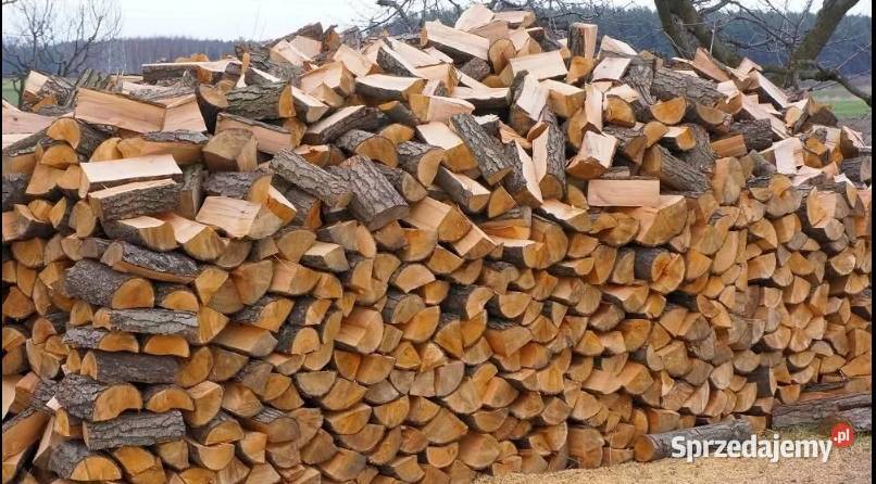 Opał grubo łupany buk grab dąb Tarnów