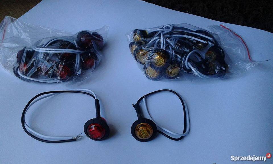 Okrągła lampa obrysowa 12v 12 v obrysówka do lampki obrysowe podlaskie Białystok