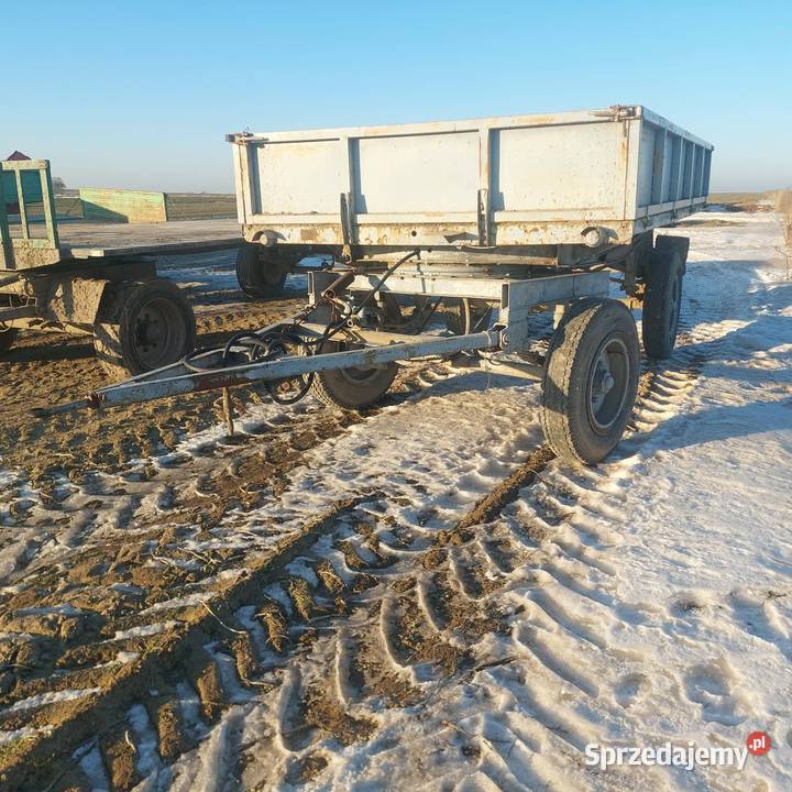 Przyczepa rolnicza wywrotka d47 3strony Popowice