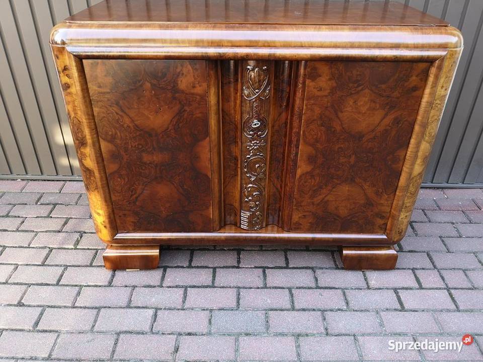 Komoda Pomocnik ARTDECO Orzech Stara Antyk wielkopolskie Swarzędz