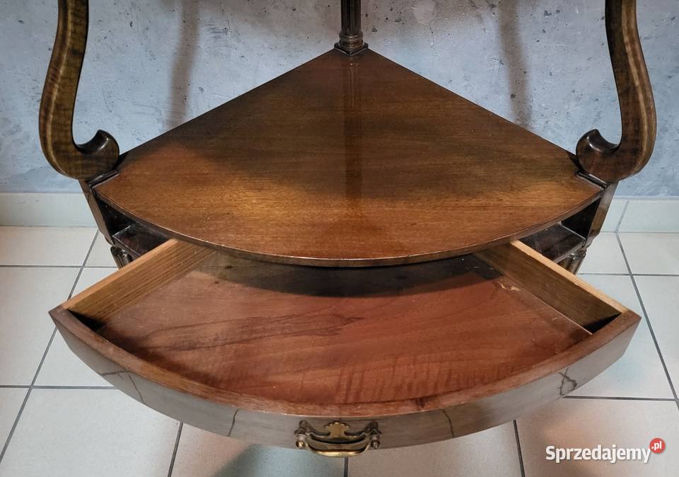 Szafka narożna z szufladą antyk Wwa Warszawa