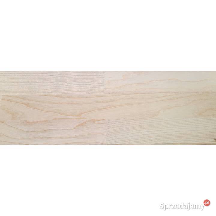 Stopień Drewniany Prosty Jesion na Wymiar do Gdów