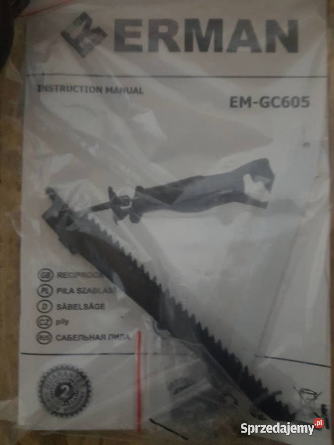 PIŁA SZABLASTA ERMAN MOCNA LEKKA 2000 wat wielkopolskie Głogowa