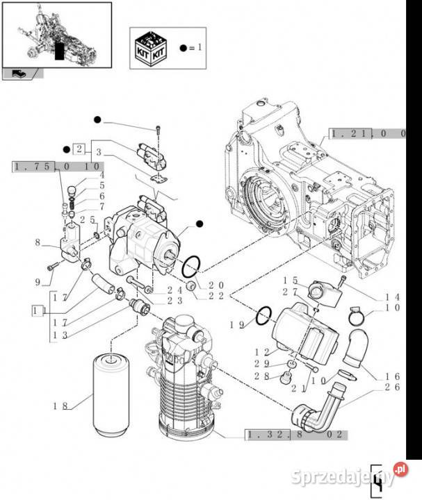 Holland T6010 Kompensator 84209779 wielkopolskie Jastrzębniki sprzedam