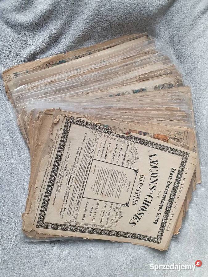 Serie Encyclopedique Glucq 75 plansz z 1883 roku Gdynia