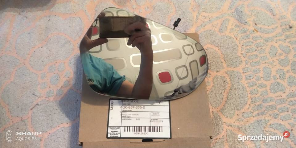 Audi A6 C7 wkład lusterka Fotochrom lewe Karoseria Łódź