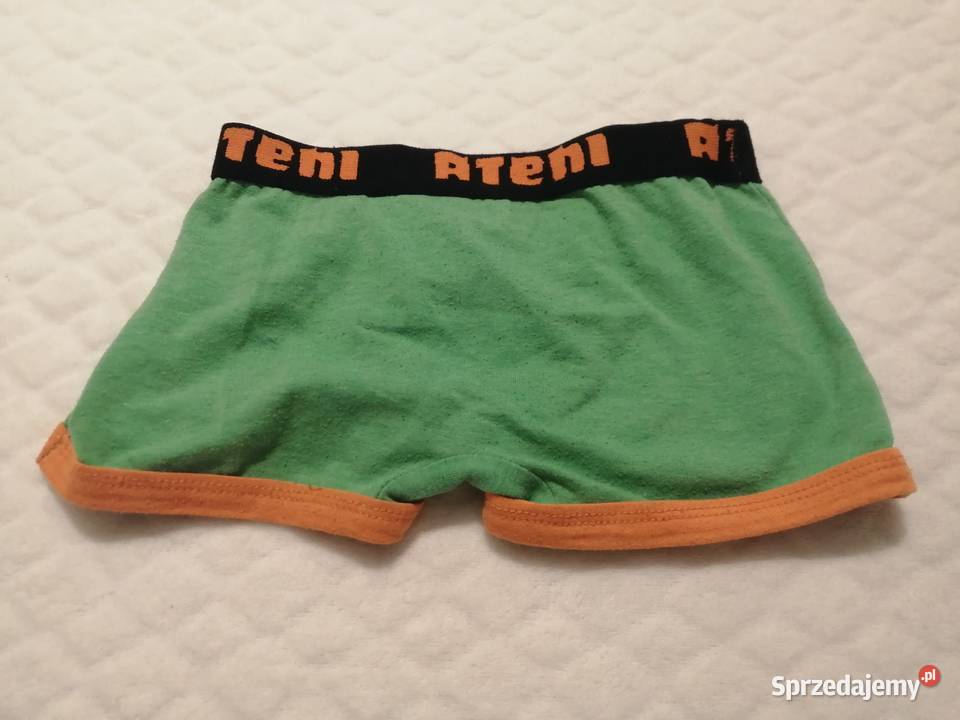 Bokserki slipki majtki chłopięce zielone 98104 Rozmiar 98 śląskie Czeladź