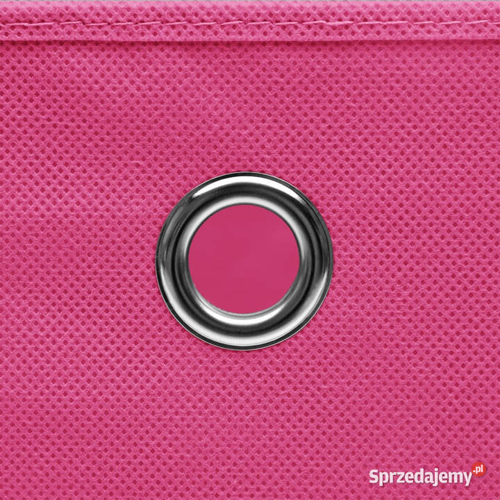 Pudełka 10 różowe 32x32x32 tkanina WM288347 Warszawa