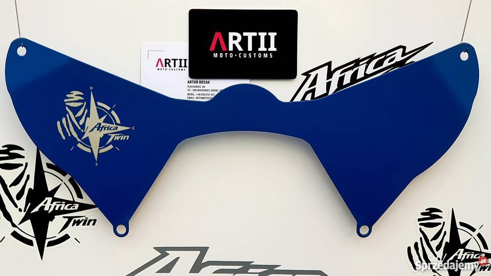 Forkshield METAL AfricaTwin 1000 DG DAK BLUE Piątkowiec