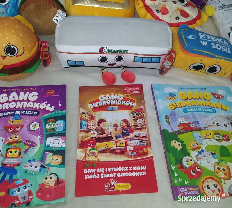 Gang Biedroniaków 12 pluszaków 2 książeczki uh pomorskie Gdańsk