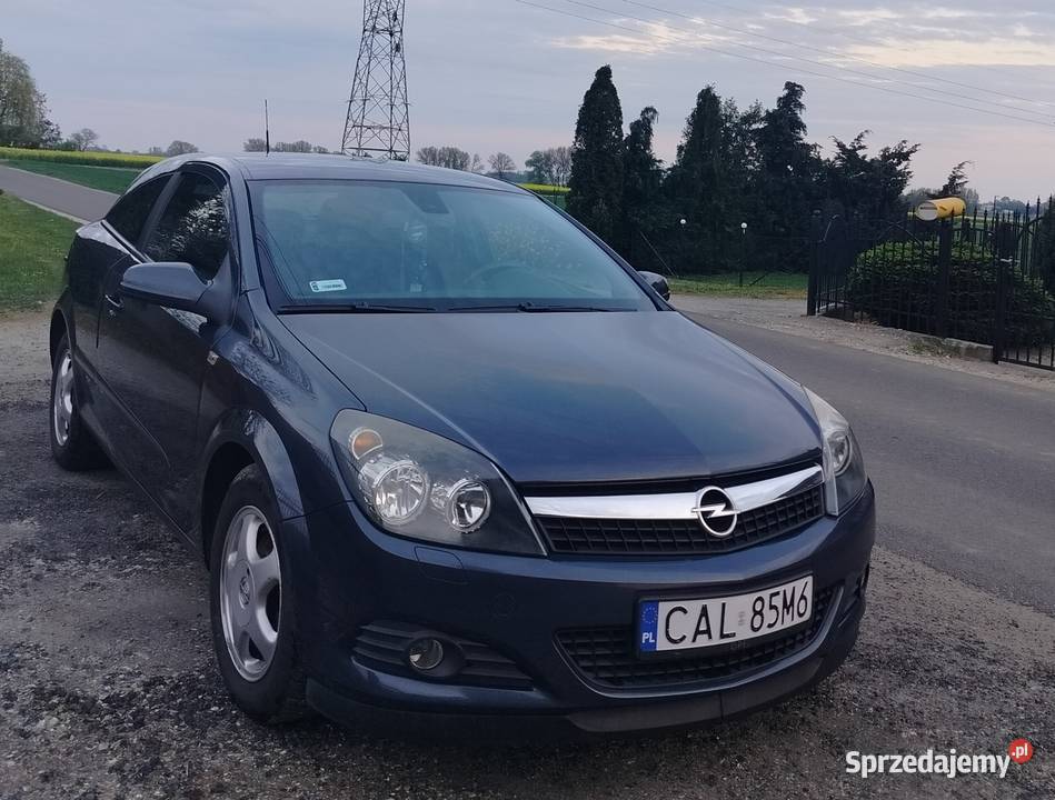 Opel Astra H GTC szary kujawsko-pomorskie Bądkowo
