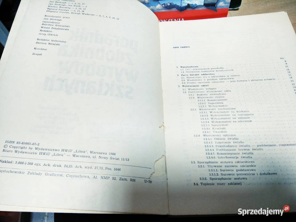 Poradnik zdobnika wyrobów szklanych zawodowe mazowieckie Warszawa sprzedam