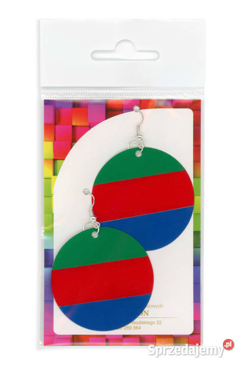 Kolczyki letnie wakacyjne plażowe