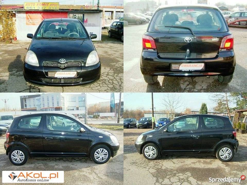 Toyota Yaris czarny podgrzewane fotele Kraków