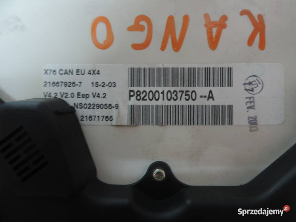 LICZNIK ZEGARY RENAULT KANGOO 1 15 DCI liczniki, zegary Nowy Sącz