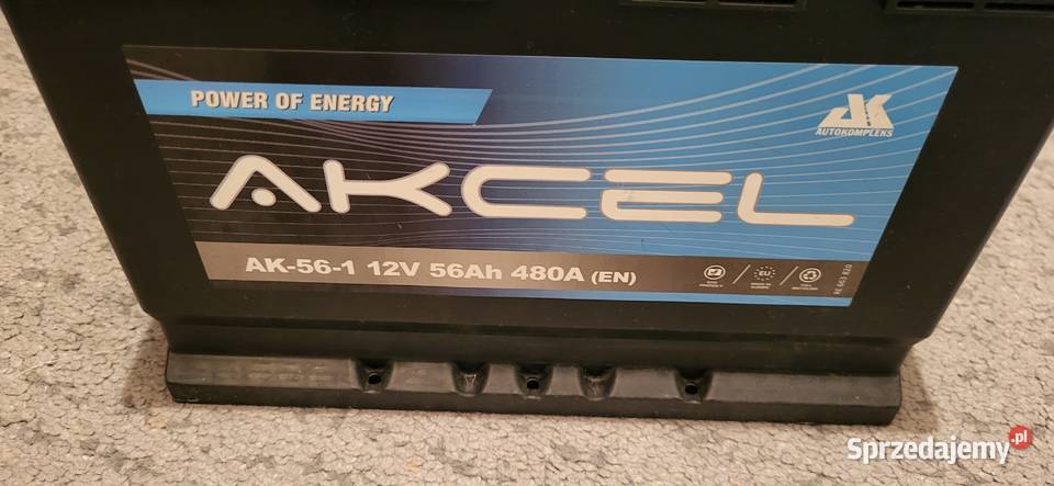 Akumulator Akcel 56ah nowy Motoryzacja mazowieckie Pruszków