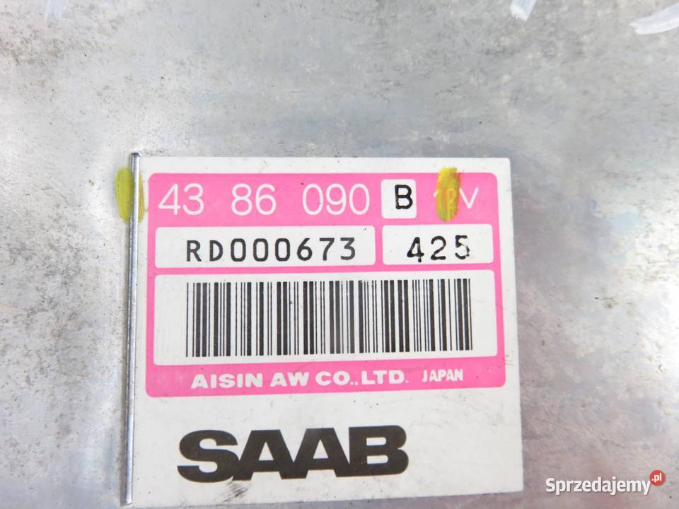 STEROWNIK SAAB 900 II 20 4386090B Układ elektryczny, zapłon