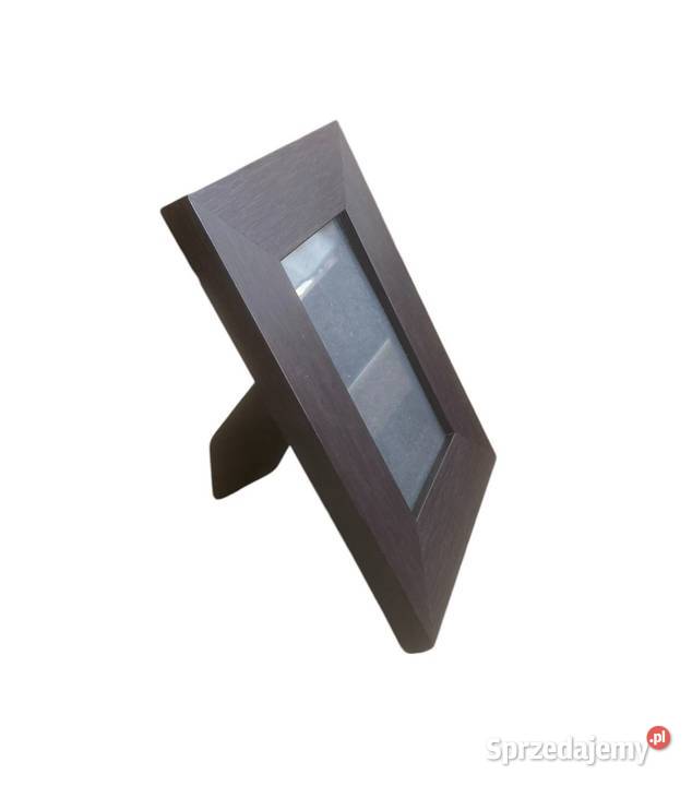 Drewniana stojąca ramka na fotografię pamiątkową brązowy Warszawa sprzedam