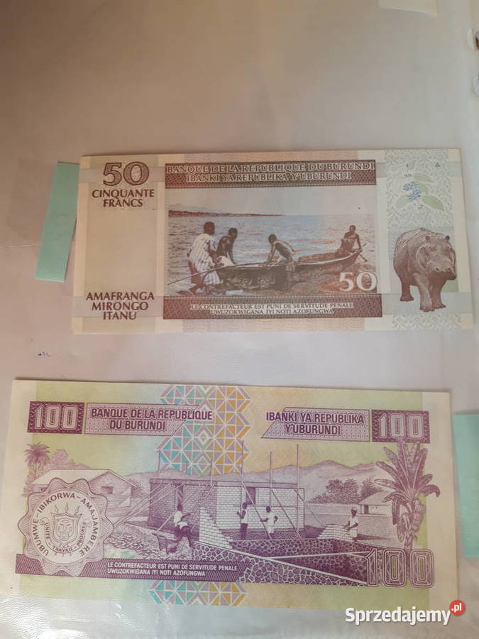Banknot kolekcjonerski Burundia Ruda Śląska