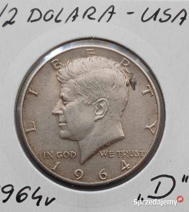 12 Dolara USA 1964 r men D około mennicze Konin