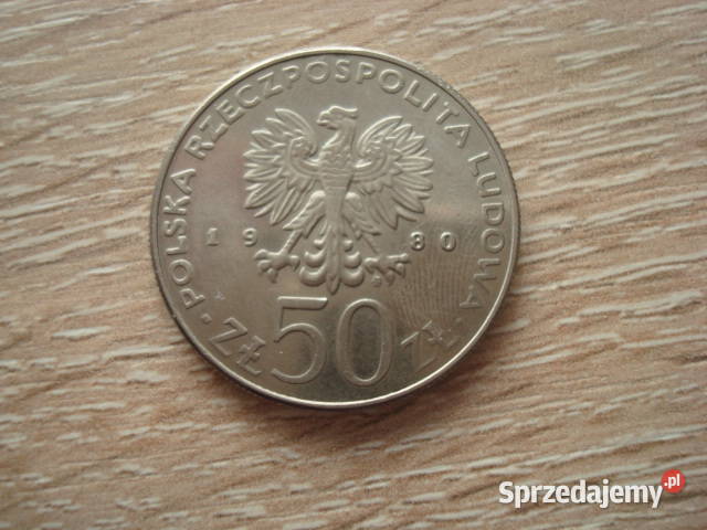 Moneta Bolesław I Chrobry 50 z 1980 r Bądkowo