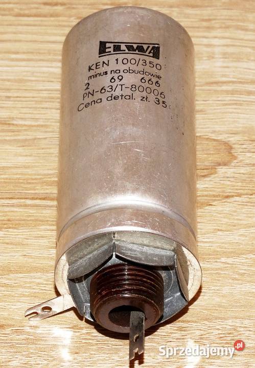 Kondensator elektrolityczny 100 uF 350 V KEN 666 śląskie Gliwice