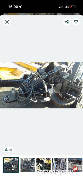 Czerpak chwytak hydrauliczny 5 ramienny Ostrów Wielkopolski