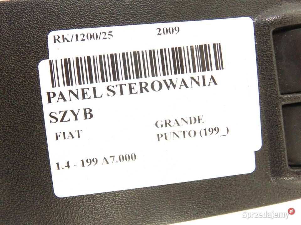 PANEL SZYB FIAT GRANDE PUNTO 735380444