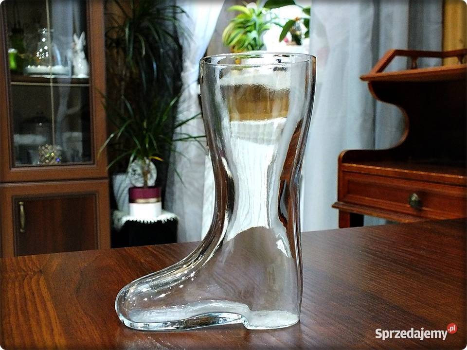 Kufel do Piwa Szklany Bucik 04l z tal 70tych lubuskie Żary