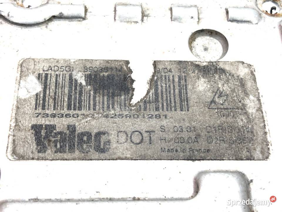 PRZETWORNICA XENON CITROEN C4 I 89035114 0414