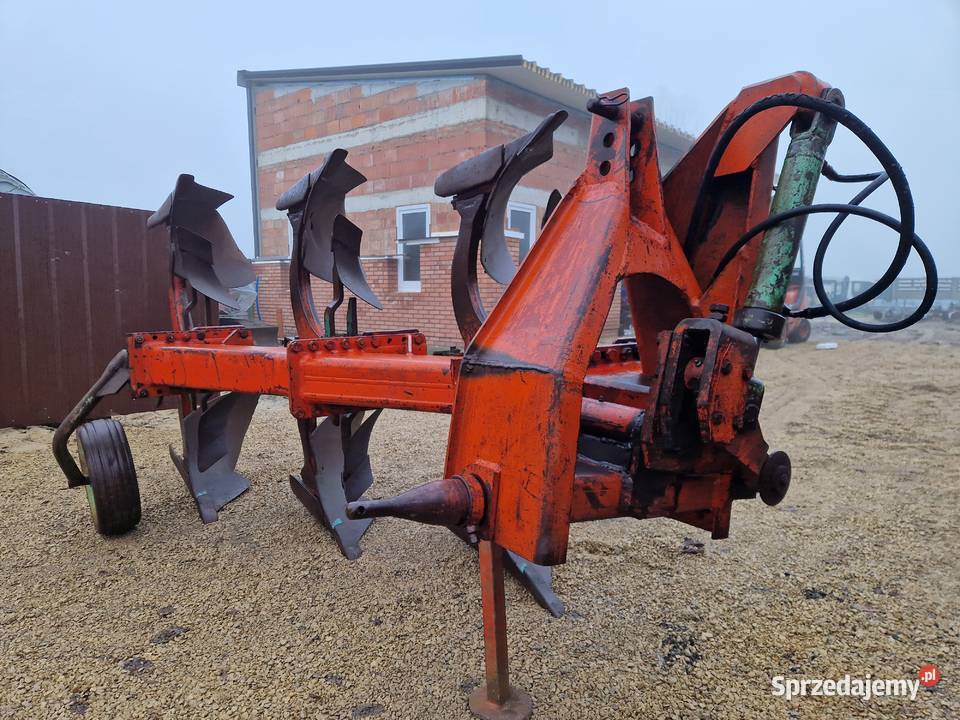 pług obrotowy Kverneland E1 3 skiby resor Zelów