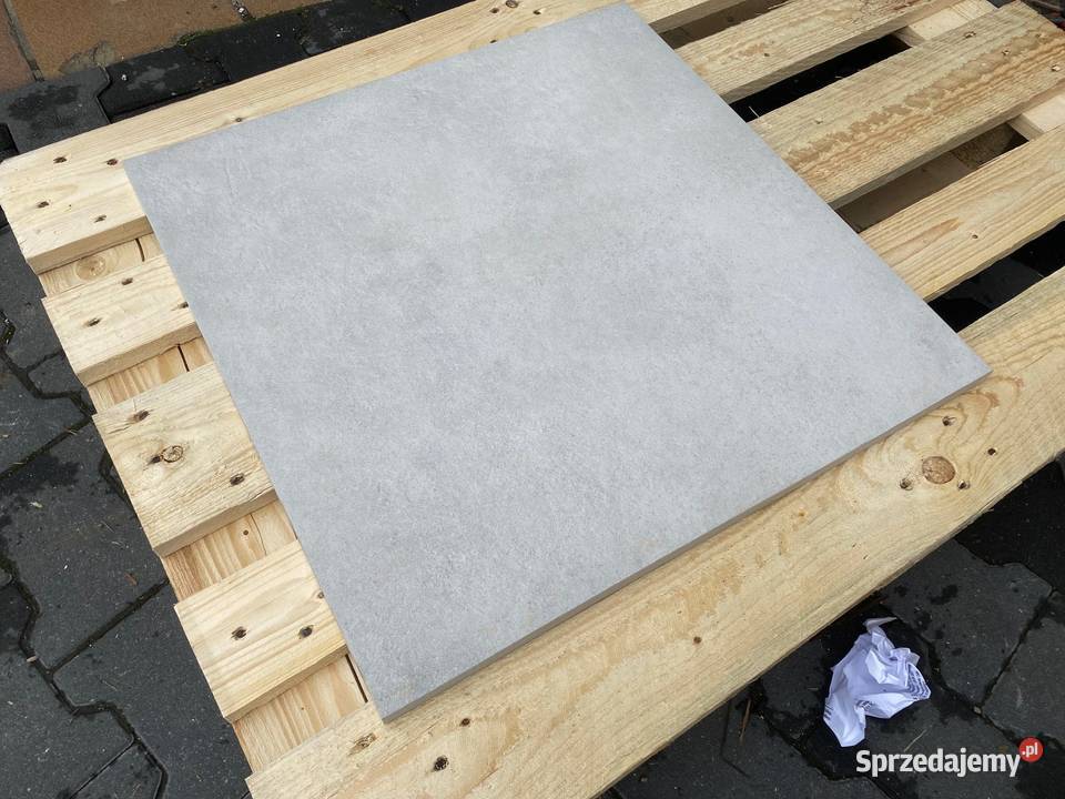 Płyta tarasowa 60x60 2 grubas silver beton Zakopane