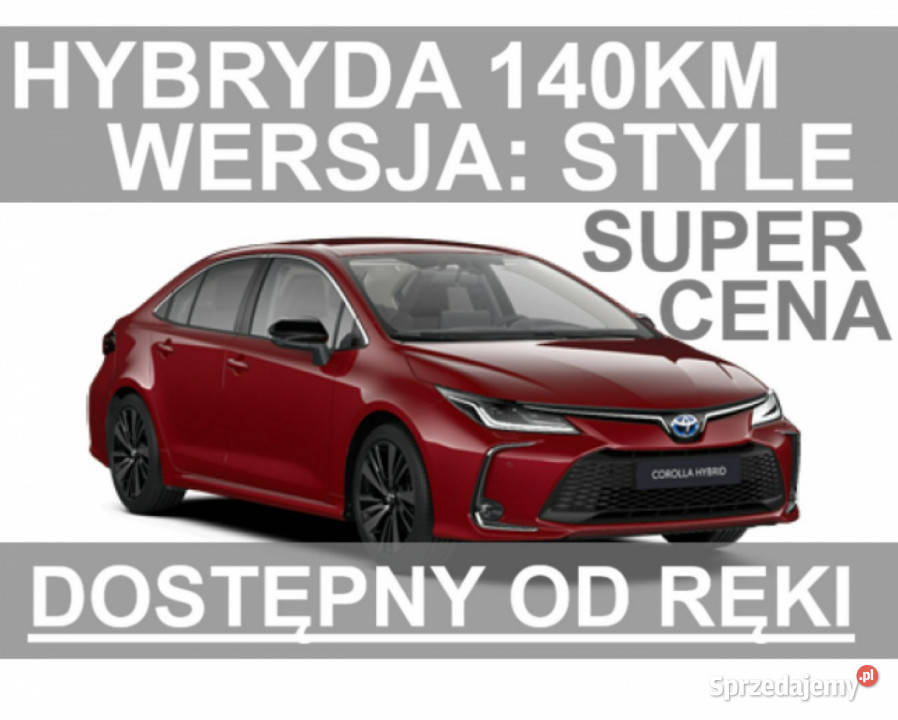 Toyota Corolla 140 Wyprzedaż 2025 Martwe Pole ESP Szczecinek