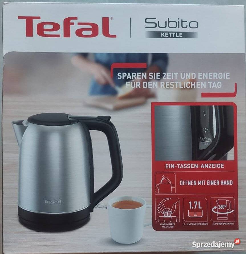 NOWY Czajnik Elektryczny TEFAL Subito 17L 2400W małopolskie Oświęcim