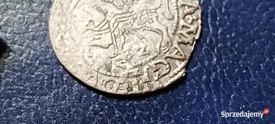 Stare monety Półgrosz 1562 Wilno Polska Zygmunt Lesko