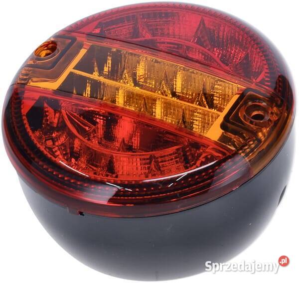Lampa tylna zespolona LED okrągła 1224V 3 140 mm Oświetlenie Kamionna