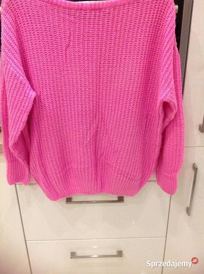 Różowy Sweter Damski OLA VOGA L Nowa Sól