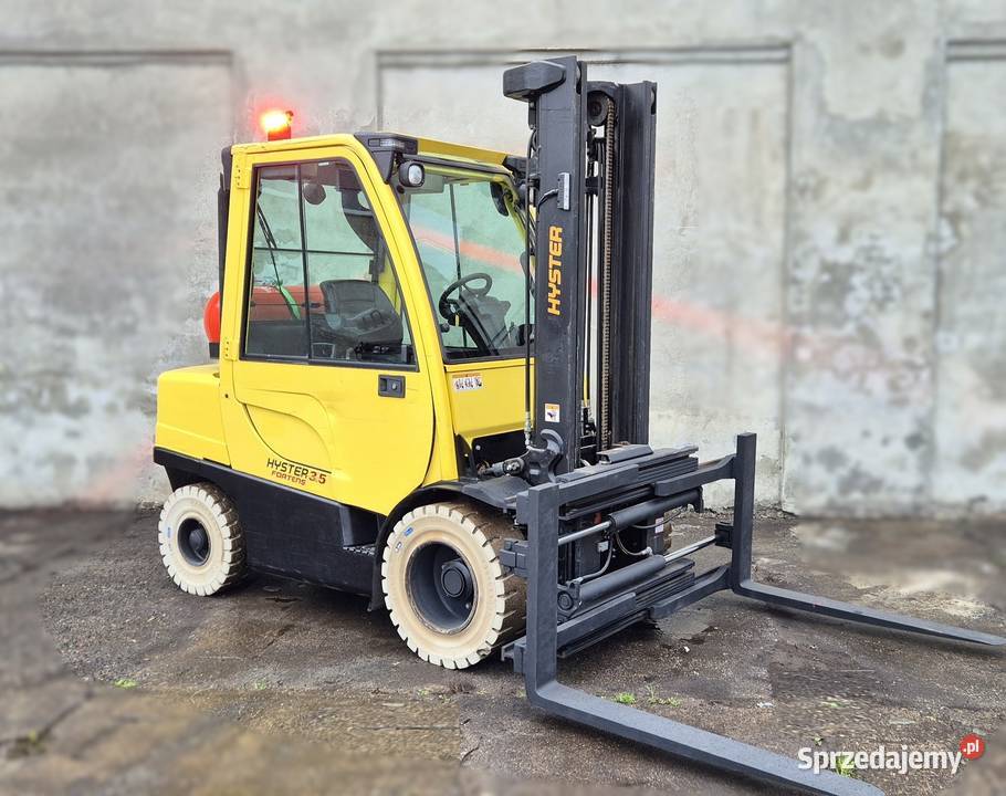 Hyster 3500 2016r 4 sekcje kabina wózek widłowy Rybnik sprzedam