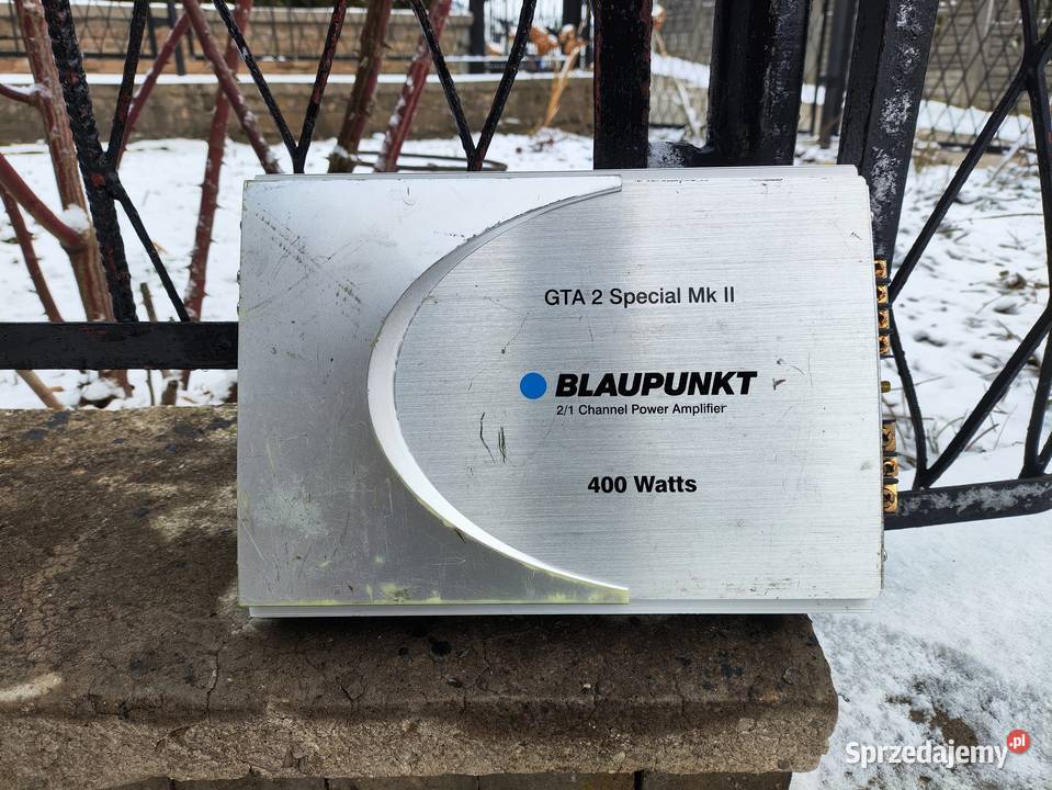 Wzmacniacz samochodowy 2 kanałowy Blaupunkt GTA Niegowonice