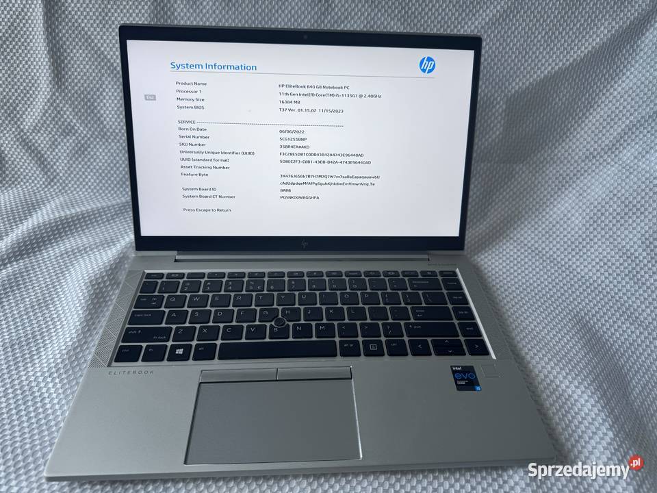 Laptop HP Elitebook 840 G8 i5evo 1135G7 16GB RAM 16GB Kraków