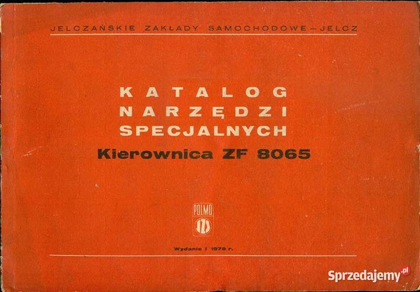 Katalog narzędzi specjalnych kierownica ZF 8065 Ostrów Wielkopolski