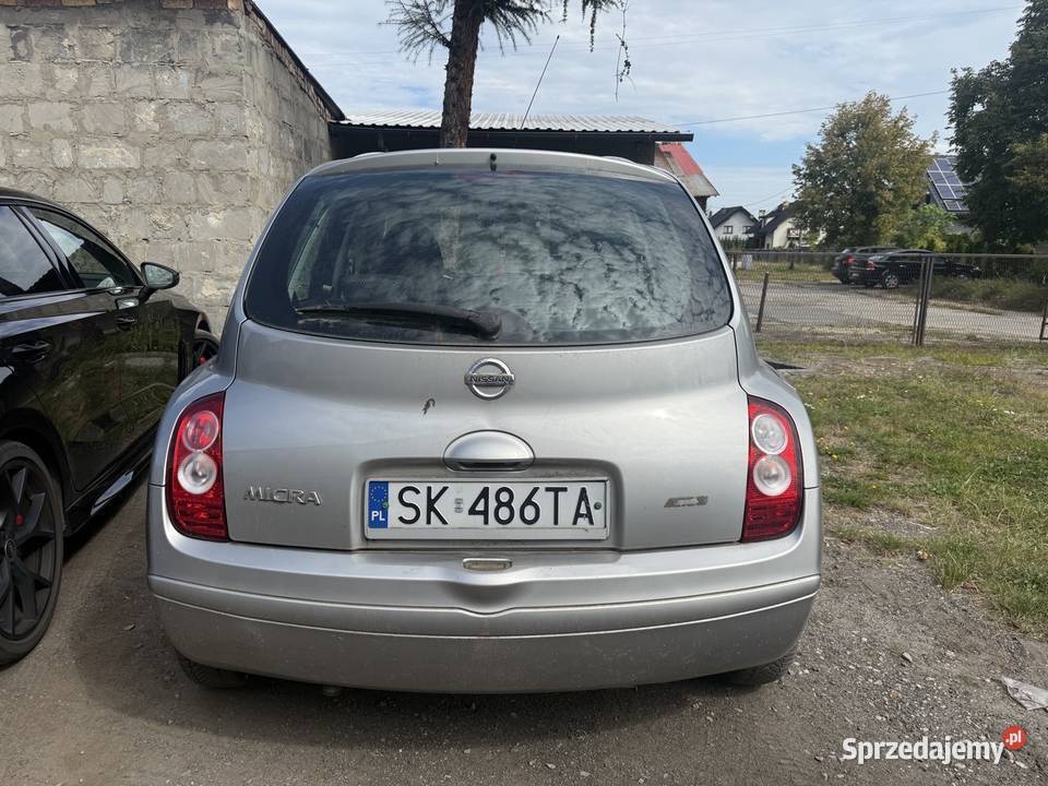 NISSAN MICRA K12 Srebrny 12 benzyna 142 Jaworzno