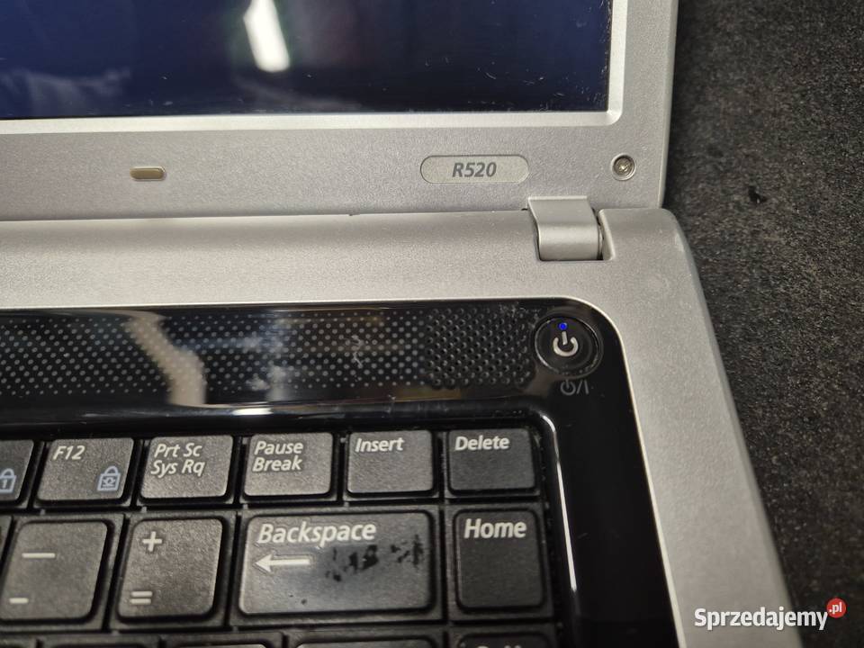 Laptop Samsung r520 działający uszkodzona Ruda Śląska sprzedam