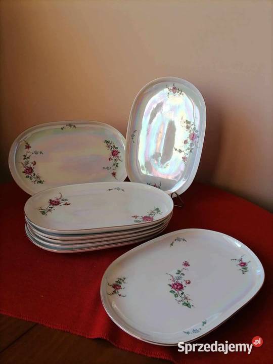 8 Średnich Półmisków Piwonia Szlachetna Błękit